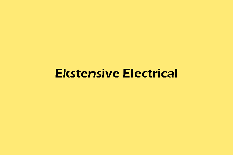 Ekstensive Electrical, Boorowa, New South Wales